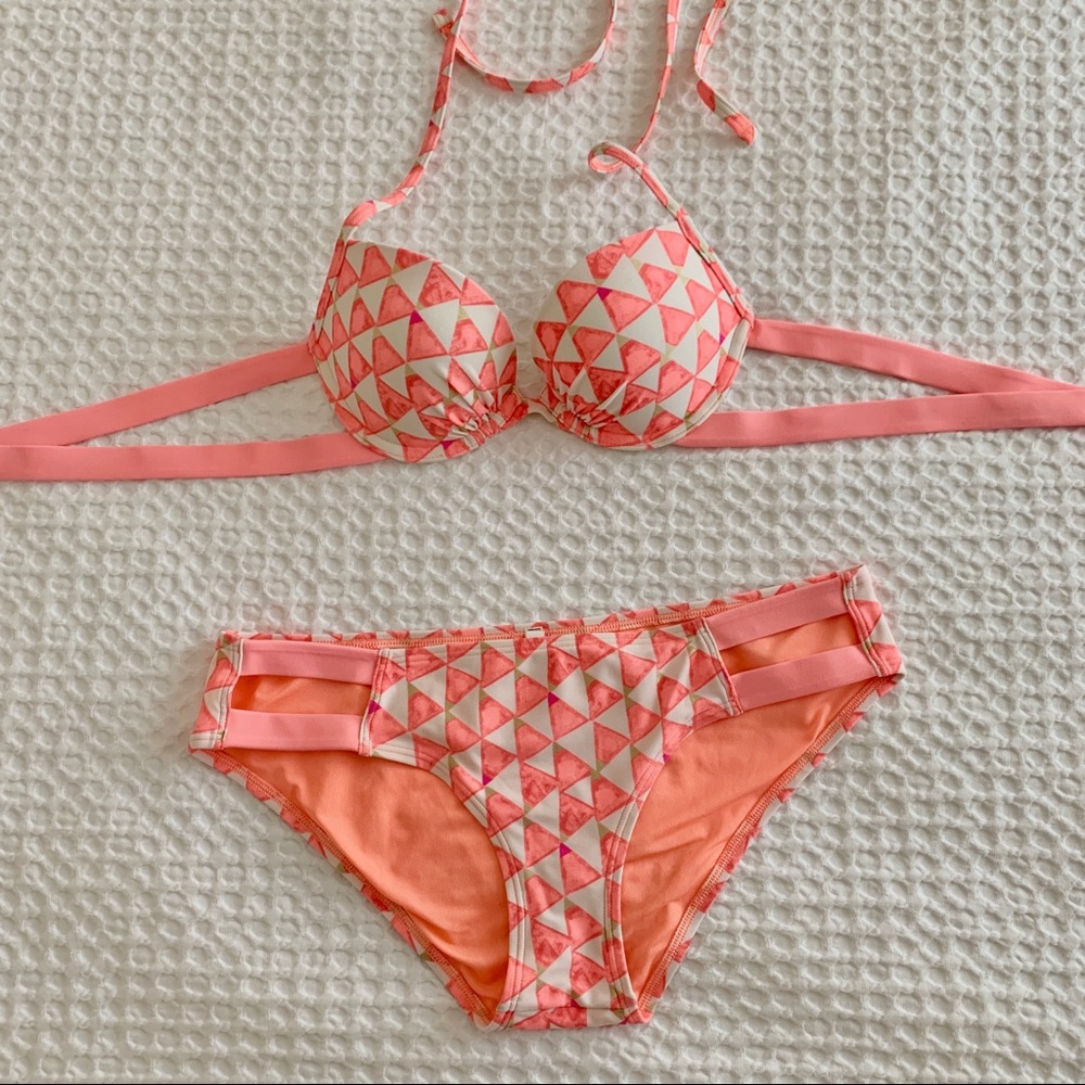 American Eagle Aerie Pink Bikinis